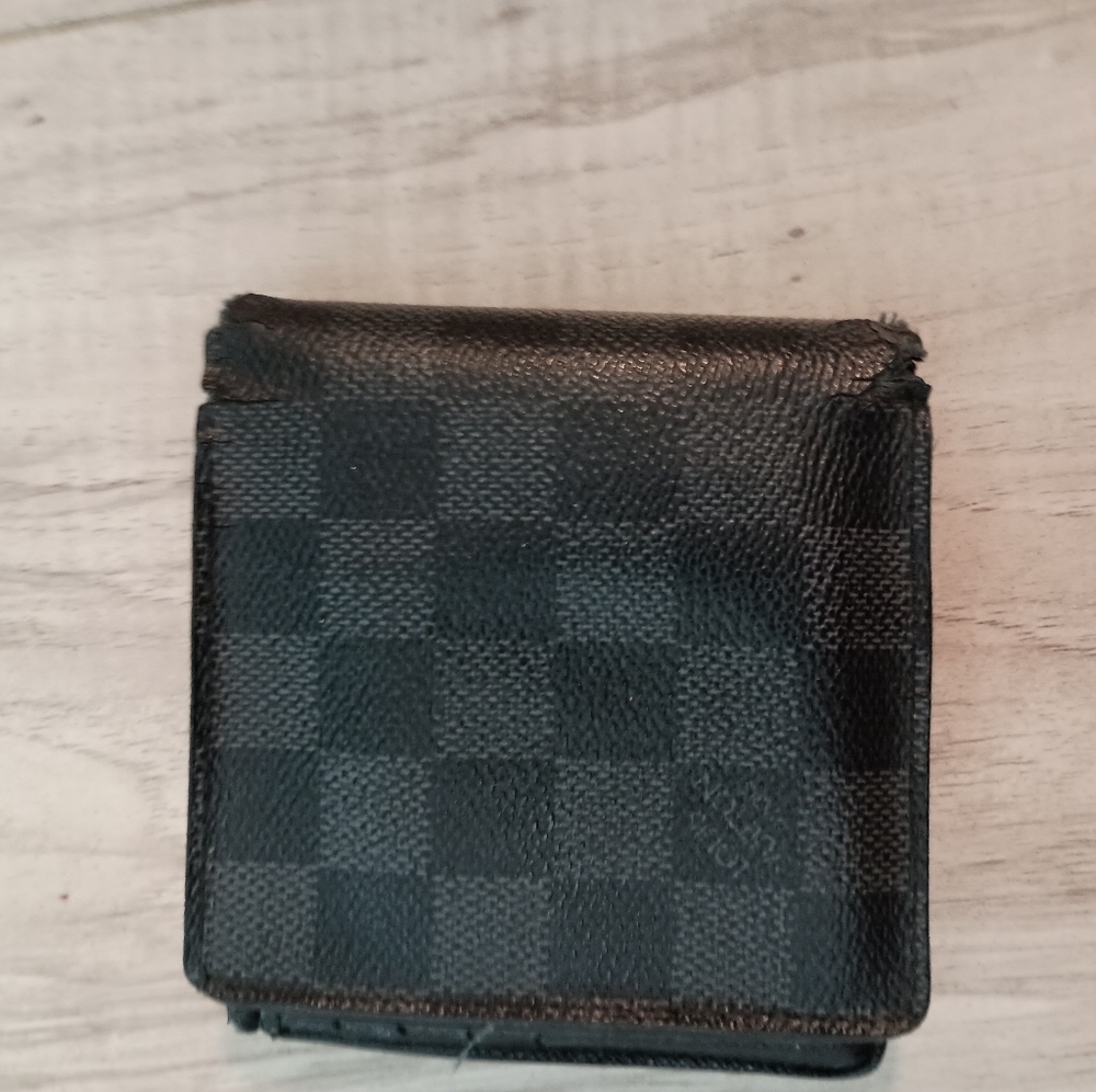 Authentic Louis Vuitton Damier Graphite Portefeuille Slender Wallet For Men - Picture 2 of 15